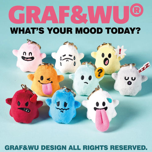 GRAF&WU Mini Bag Charm “What'S Your Mood?Today. ” Bag Pendant