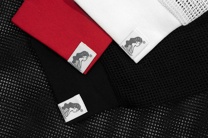 GRAF&WU Brand Embroidered Comfortable Mesh Long sleeve Shirt