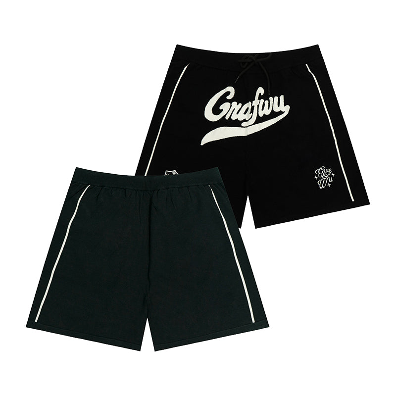 GRAF&WU Letter Soccer Team Sports Shorts