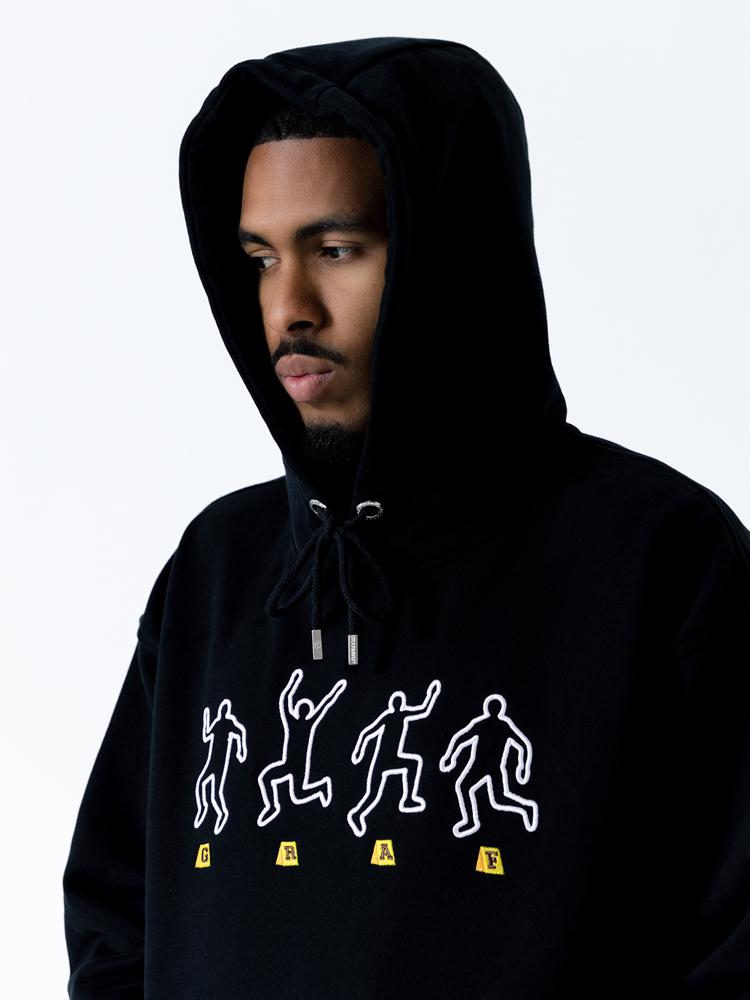 GRAF&WU DeadOPP Kill Enemy Street Hoodie Fleece Sweatshirt
