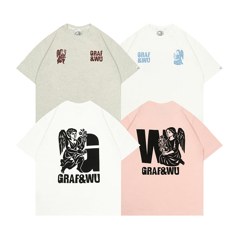 GRAF&WU Angel GW Guardian Peace Prayer T-Shirts