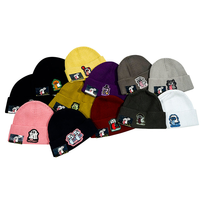 GRAFWU Halloween Booghost Beanies