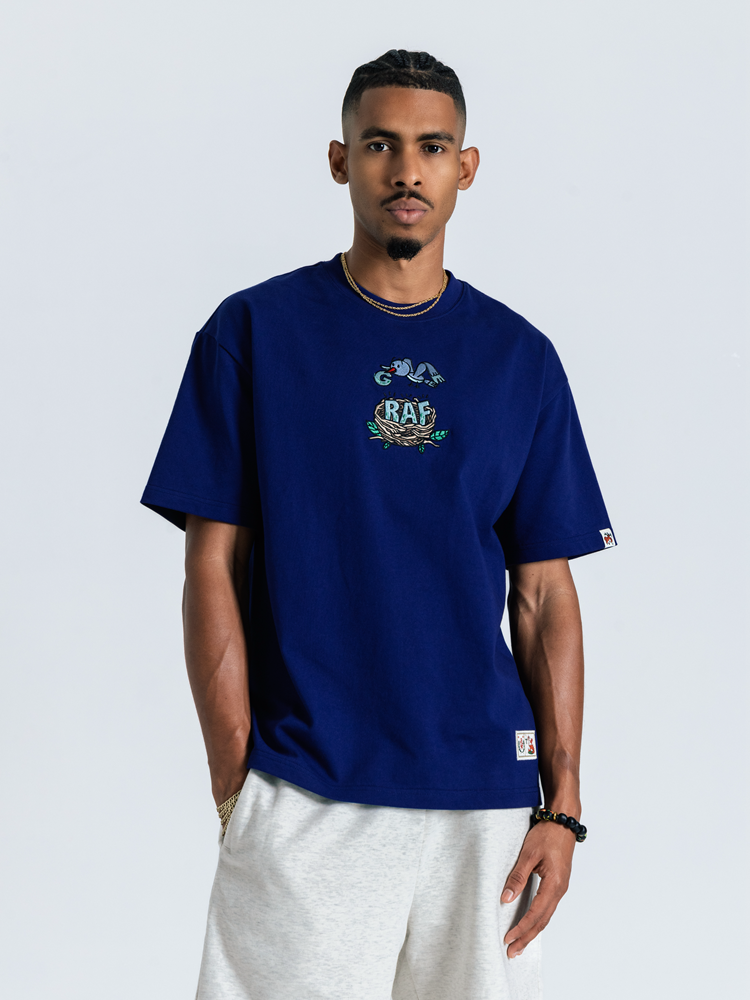 GRAFWU Little Blue Bird Holding G T-Shirts