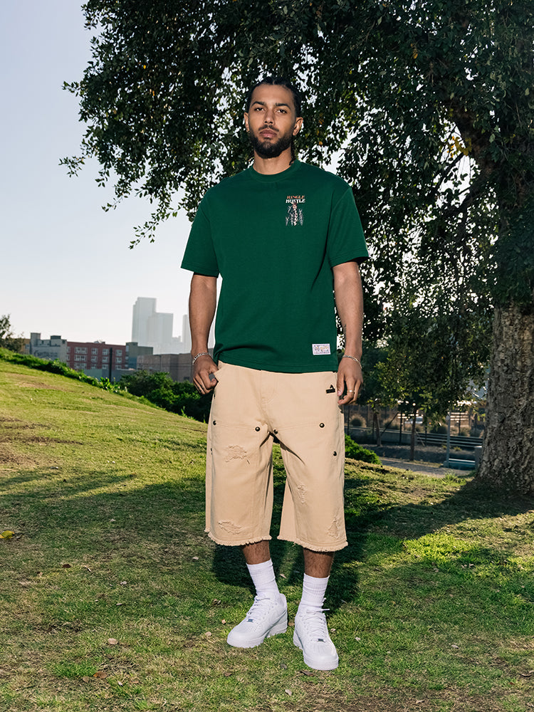 GRAF&WU Tropical Giraffe Print T-Shirts