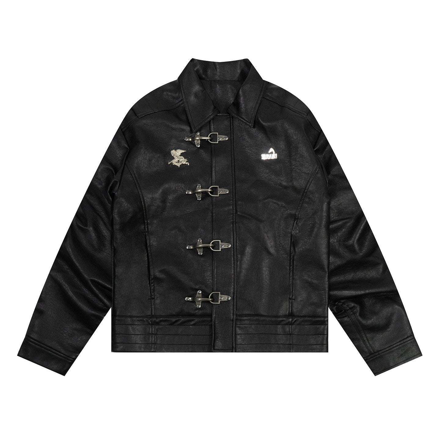 GRAF&WU AK Angel Lobster Buckle Design Black Warrior Jacket
