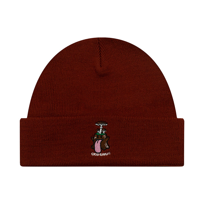 GRAFWU Embroidery Mushroom BooGhost Beanies