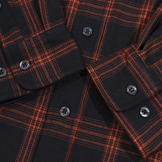 GRAF&WU Brand Logo Embroidered Street Shirt