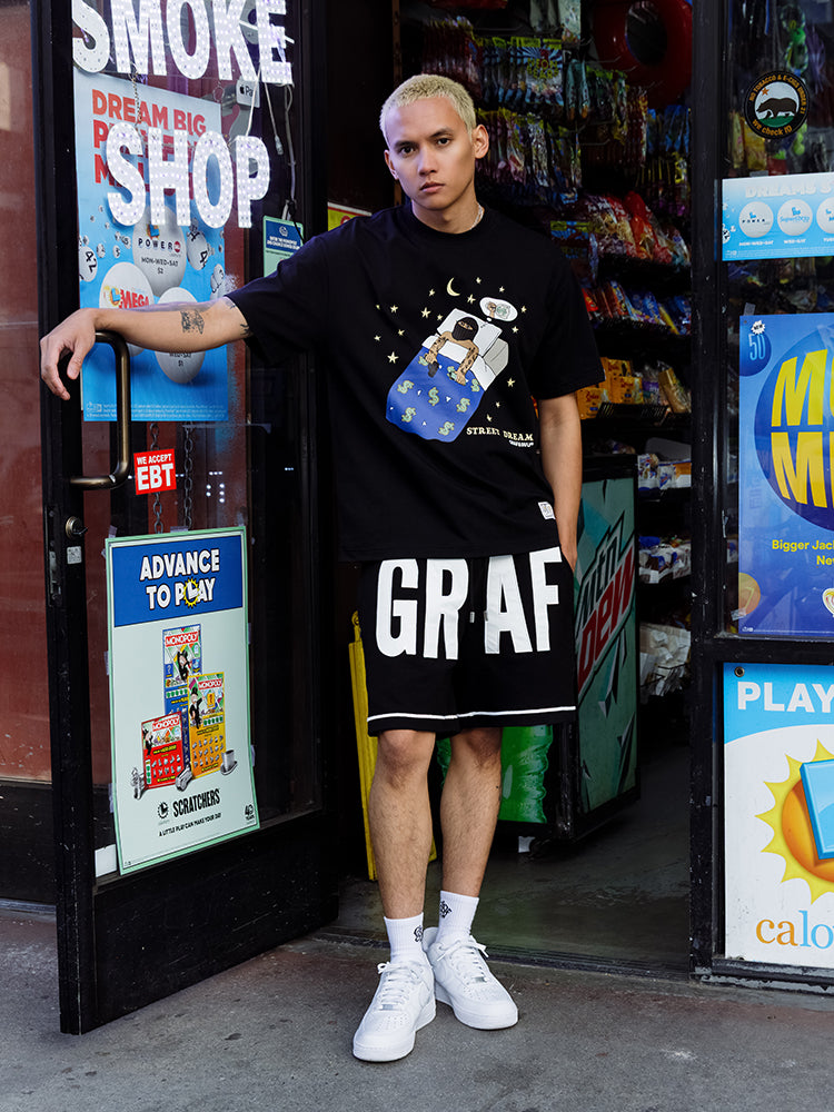 GRAFWU Street Dream and Get Rich Dream T-Shirts