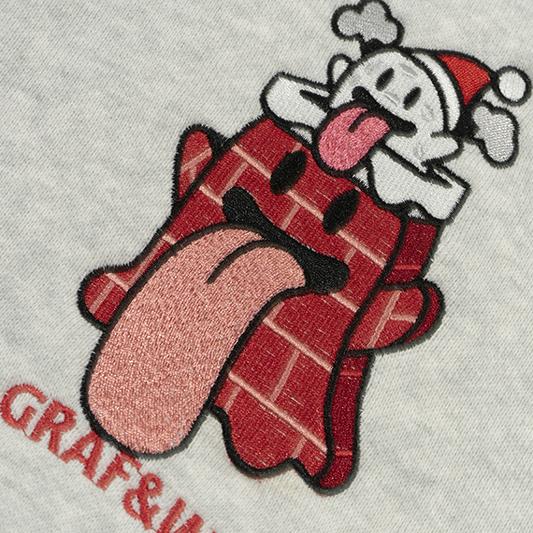 GRAF&WU Christmas Cute Ghost Coat