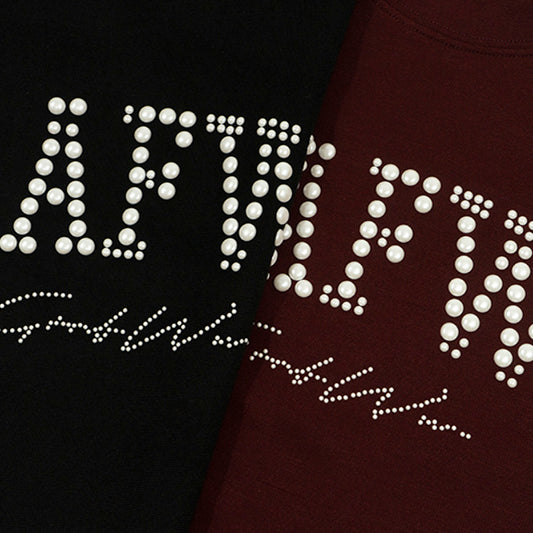 GRAF&WU Pearl Fashion Cotton T-shirts