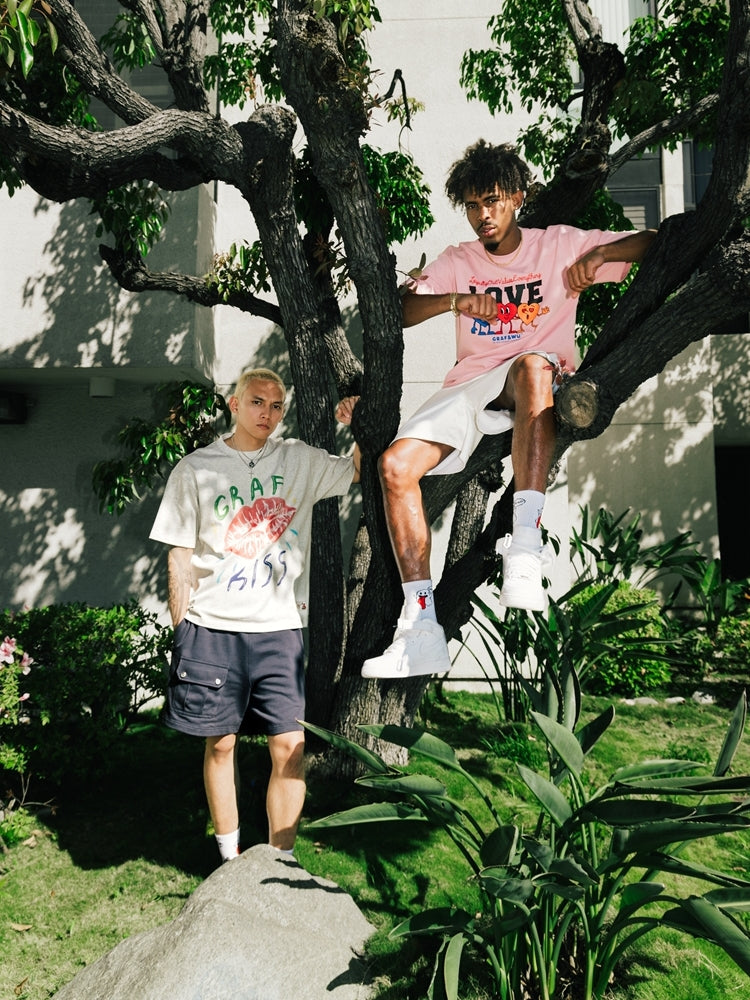 GRAF&WU Three Cute Love Characters T-Shirt
