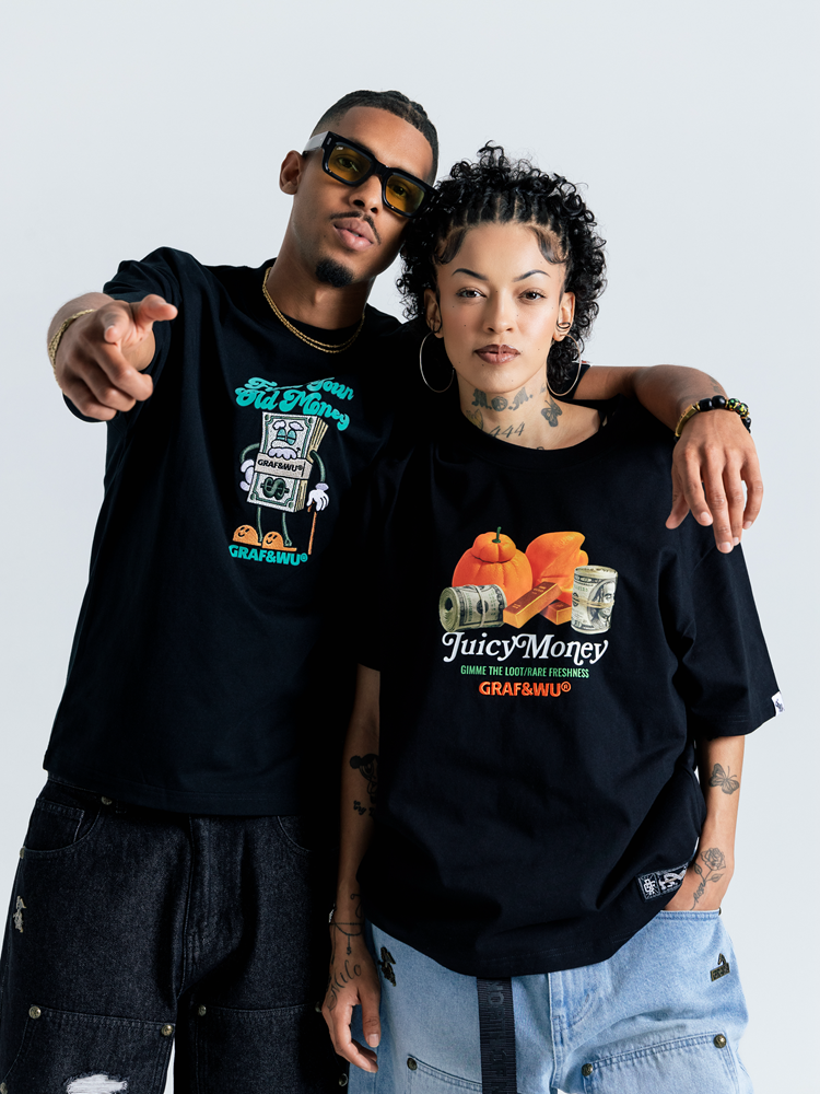 GRAFWU F*Ck your old money Letter T-Shirts