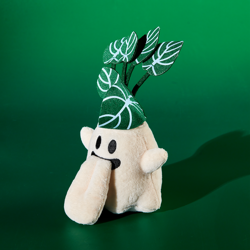 GRAF&WU Flower BooGhost Plush Bag Charm Cute Plant Ghost Hanging Decoration For Handbags And Backpacks