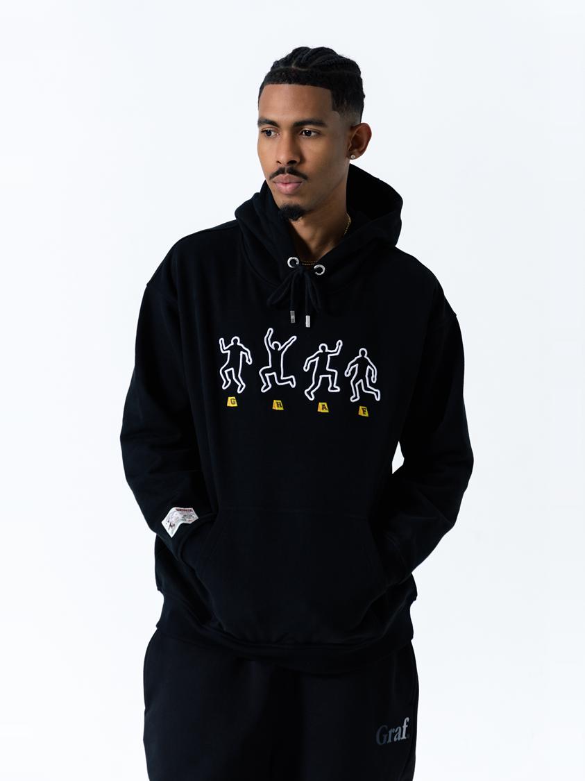 GRAF&WU DeadOPP Kill Enemy Street Hoodie Fleece Sweatshirt