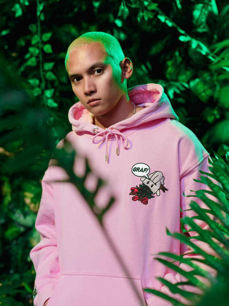 GRAF&WU 12 Flower shop Boo ghost Hoodie