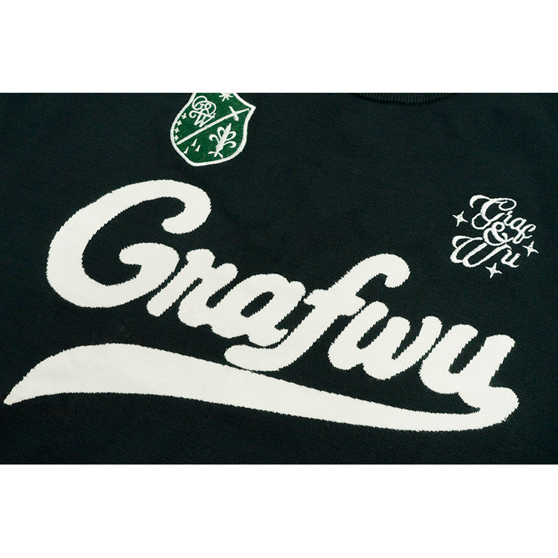 GRAF&WU Letter Football Sports Cotton T-shirts