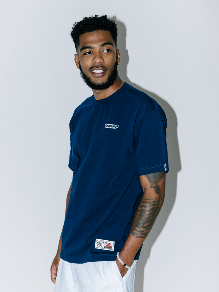 GRAF&WU T-Shirt Street Casual Short-Sleeved Solid Color T-Shirts Men Sports Short Sleeve Daily Streetwear