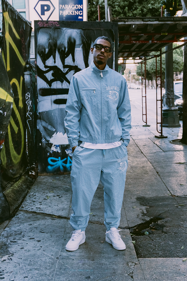 GRAF&WU Angel Embroidered Sport Trousers