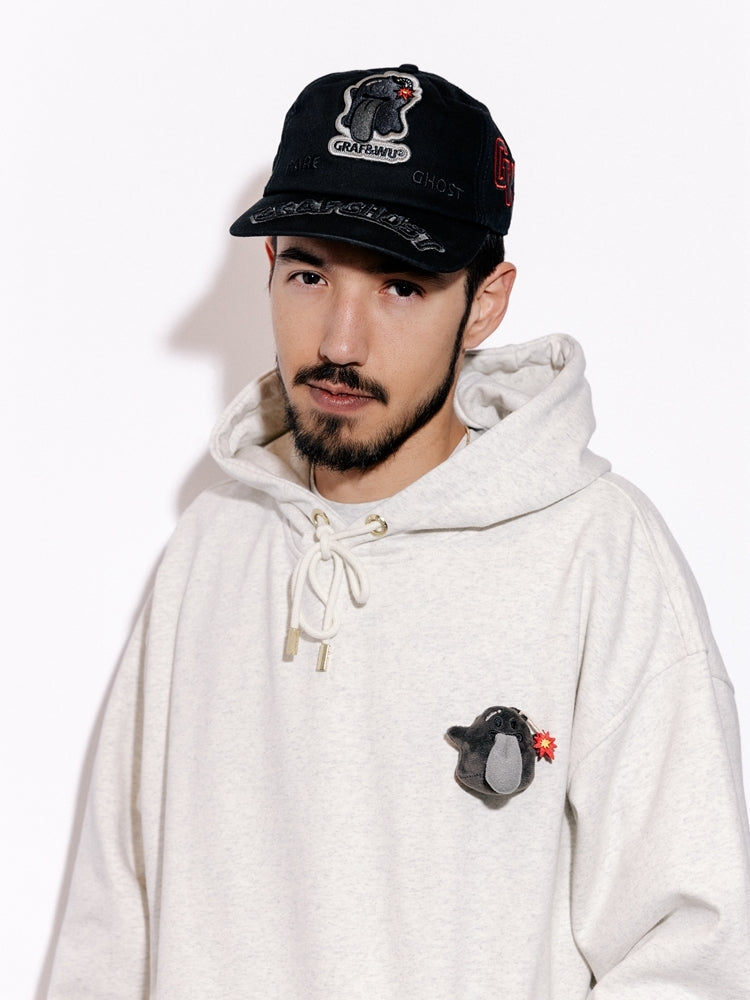GRAF&WU BooGhost Doll Cute Ghost Character Fleece Hoodie