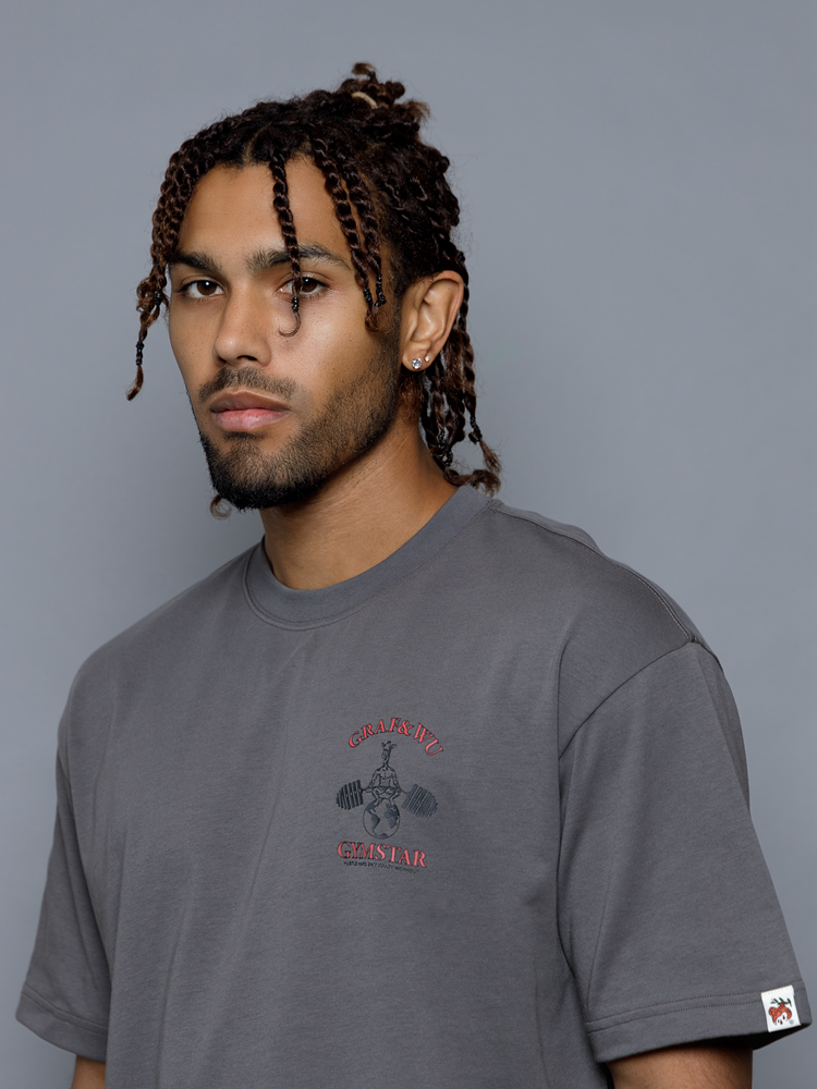 GRAF&WU Gym Star Giraffe Print T-shirts