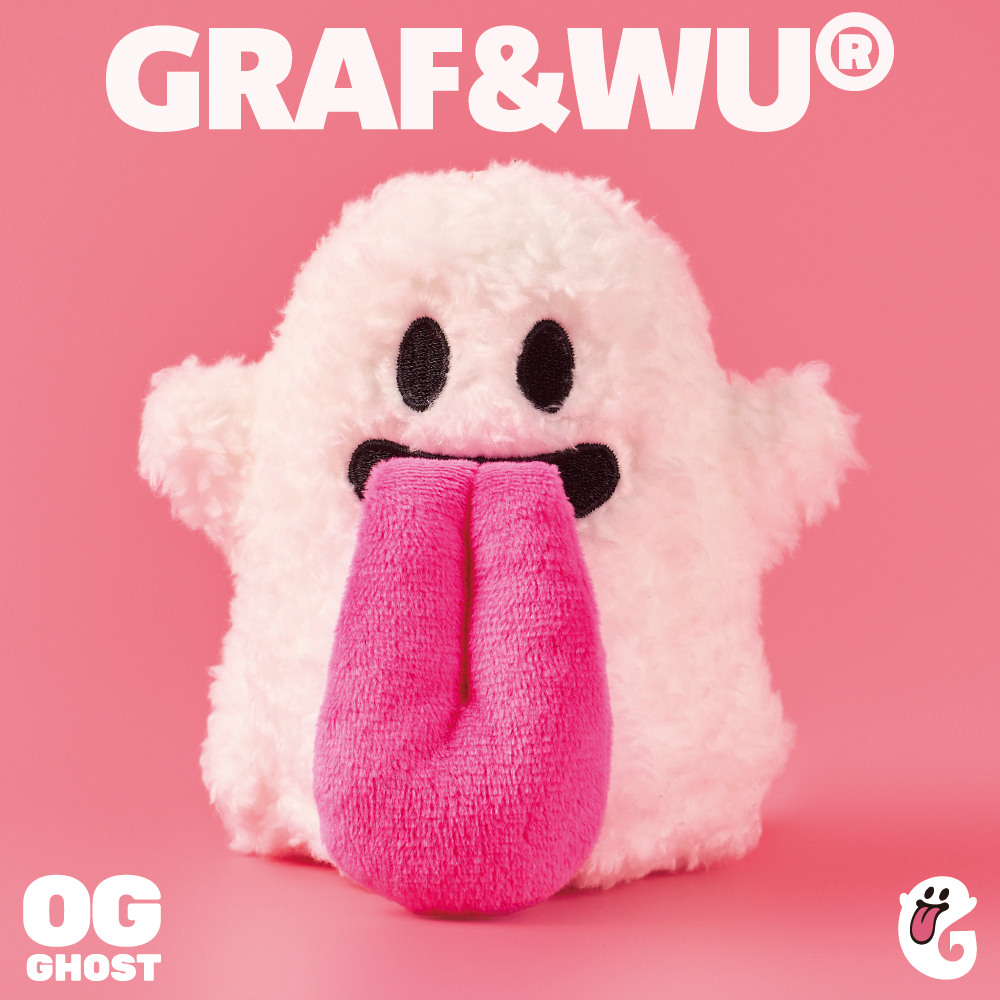 GRAF&WU Bag Charms OG Cute Ghost Keychains Plush Boo Ghost Trendy Doll Bag Hanging Fashion Keychain Men Women Lovely Bag Pandents