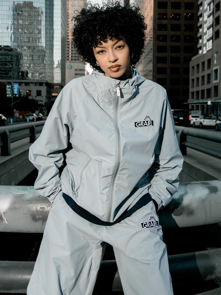 GRAF&WU SPORT Reflective print Lightweight Jacket
