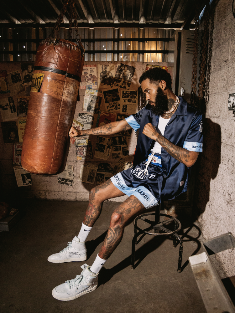 GRAF&WU Boxing Acetate Fabric T-Shirts