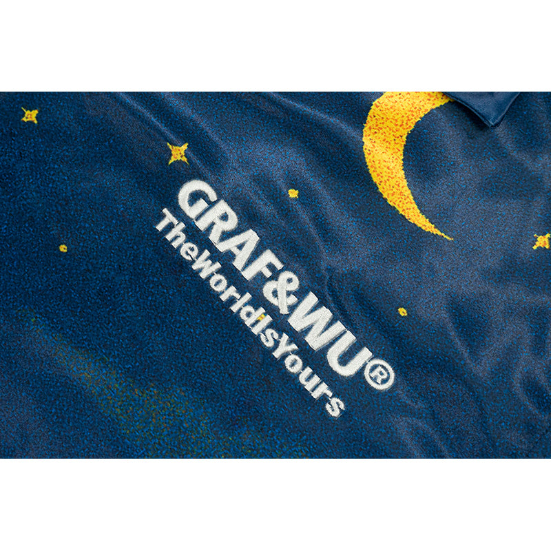 GRAF&WU Bonfire and Beach Starry Sky T-shirts