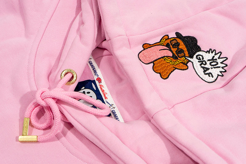 GRAF&WU Old School Rap BooGhost Hoodies