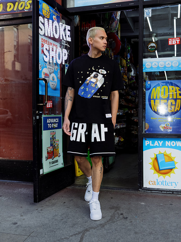 GRAFWU Street Dream and Get Rich Dream T-Shirts