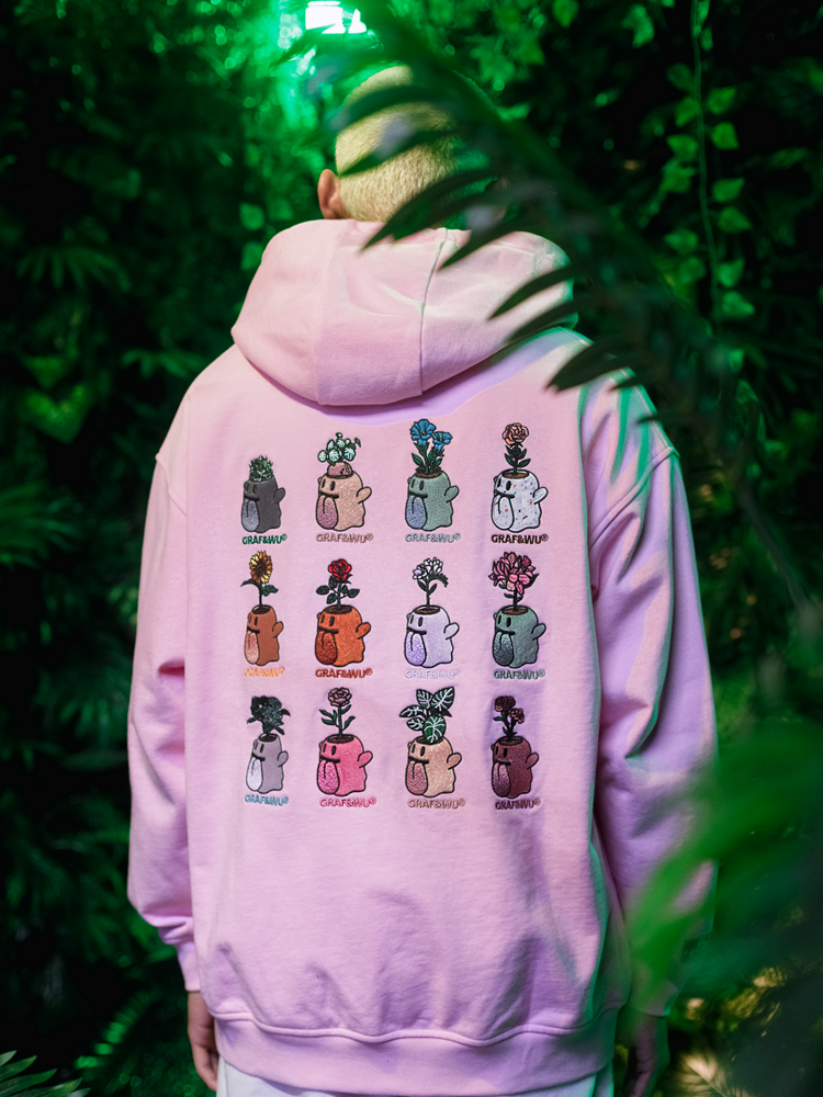 GRAF&WU 12 Flower shop Boo ghost Hoodie