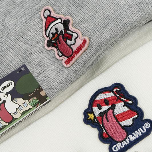 GRAF&WU Christmas Cute Ghost Character Beanies