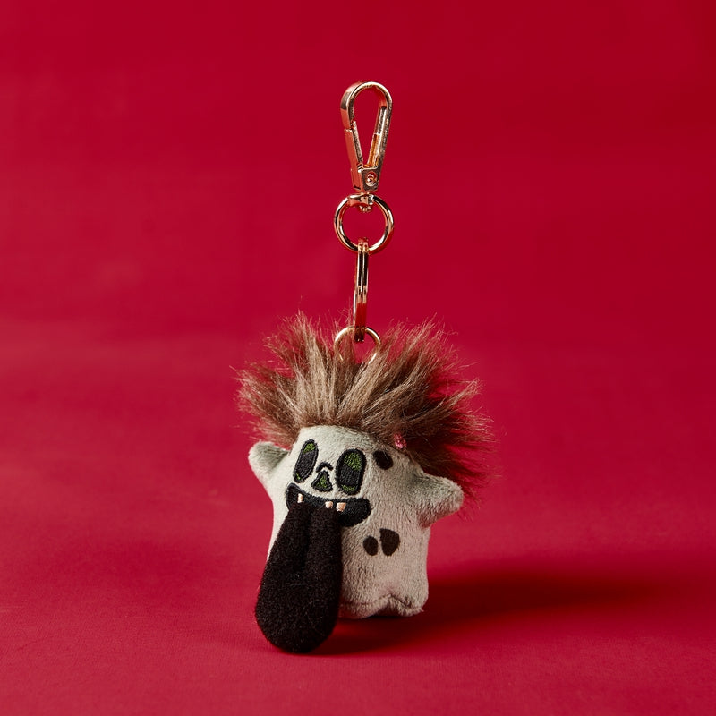 GRAFWU Halloween Keychains Mini Shining Snow Monster Zombie Witch Trendy Bag Charms for Men Women Teens