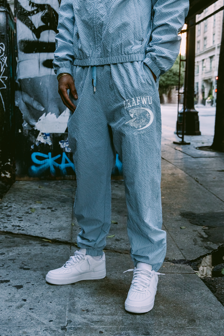 GRAF&WU Angel Embroidered Sport Trousers