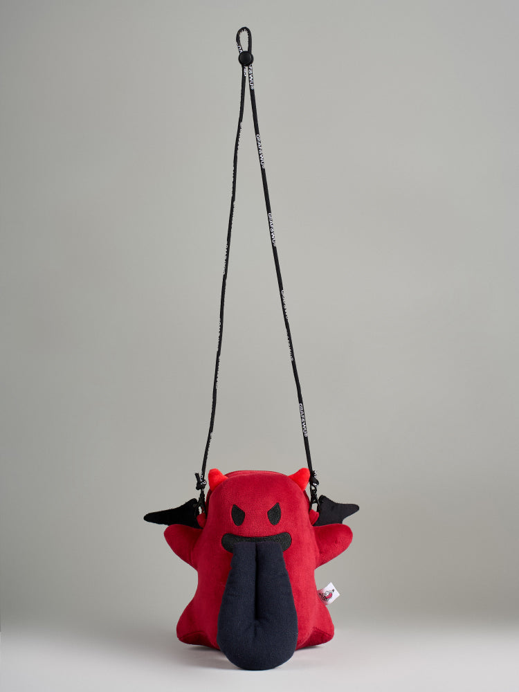 GRAF&WU Booghost Doll Bag Cute Ghost Angel Devil Messenger Bag Plush Mobile Phone Bags Portable Small Backpack Men Women Lovely Sling Bag