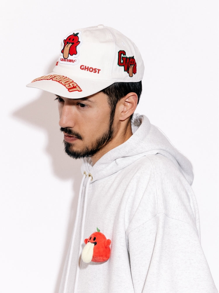 GRAFWU Boo Ghost Embroidery Baseball Cap