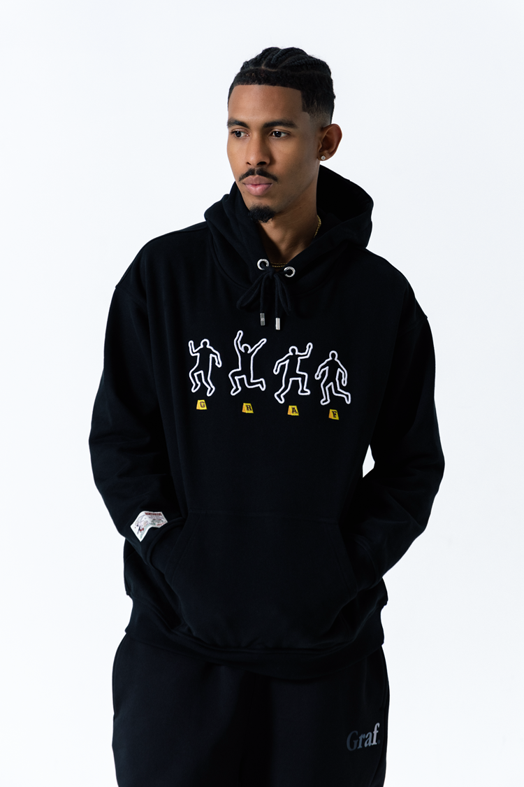 GRAF&WU DeadOPP Kill Enemy Street Hoodie Fleece Sweatshirt