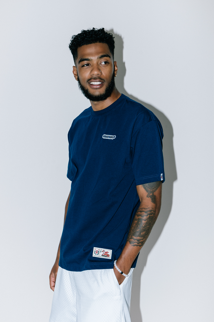 GRAF&WU Street Casual Solid T-Shirt