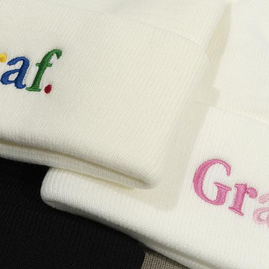 GRAF&WU Colorful Embroidery Graf Beanie