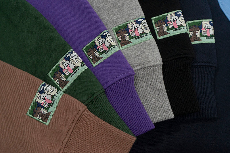 GRAF X POPSUNDAY Collaboration Money Tree Cute Ghost Crewneck