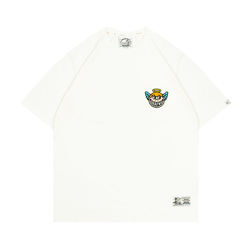 GRAFWU Angel Devil Cute Face T-Shirts