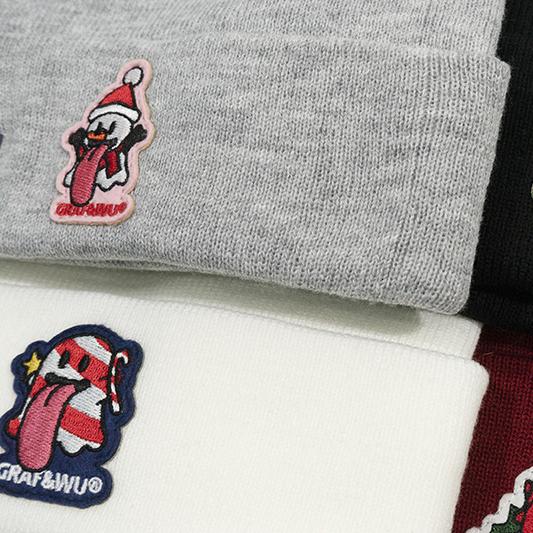 GRAF&WU Christmas Cute Ghost Character Beanies