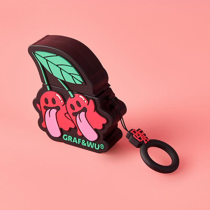 GRAF&WU AirPods Cover Cute Ghost 2.0 Earphone Cover Hamburger Volcano Angel Silicone AirPod Cover Fashion Earphone Cover