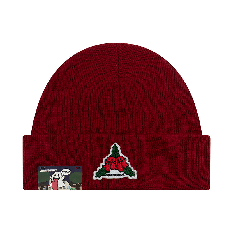 GRAF&WU Christmas Cute Ghost Character Beanies