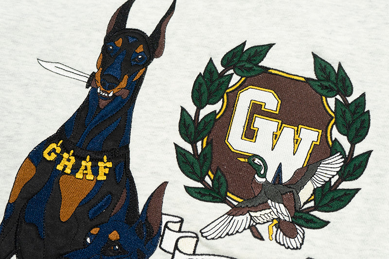 GRAF&WU Huncho Leader Bloodthirsty Doberman Thick Fleece Hoodies