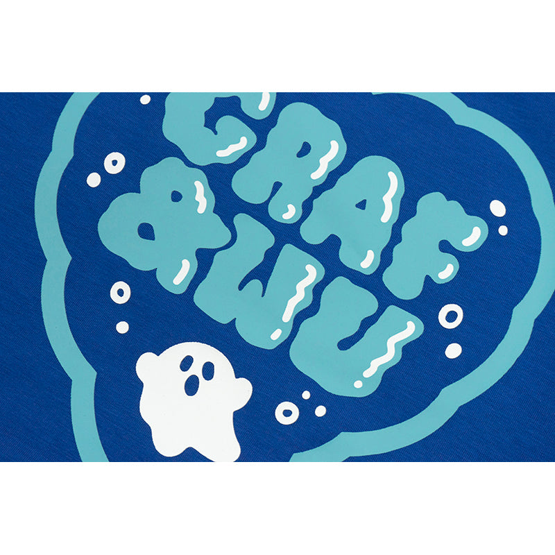GRAF&WU Pocket Heart Ghost Embroidery T-shirts