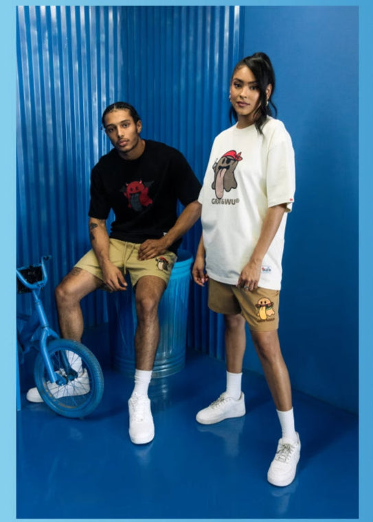 GRAF&WU BooGhost cute Ghost 2.0 Angel Demon street loose casual T-shirt short sleeve