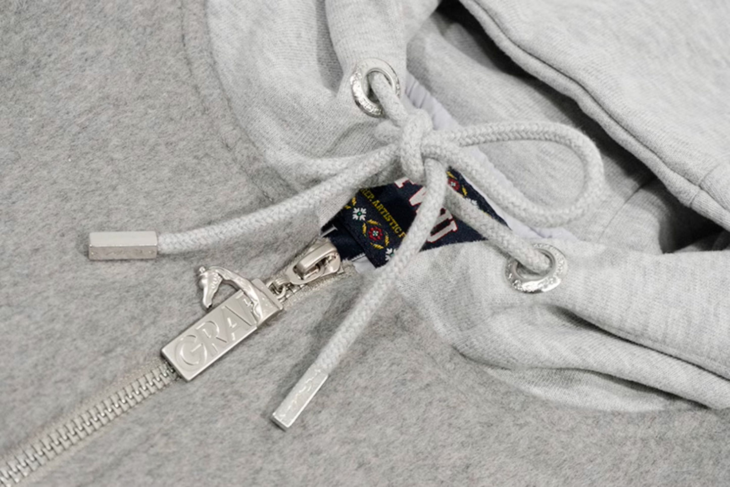 GRAF&WU Solid Wool Hooded Thickened Jacket
