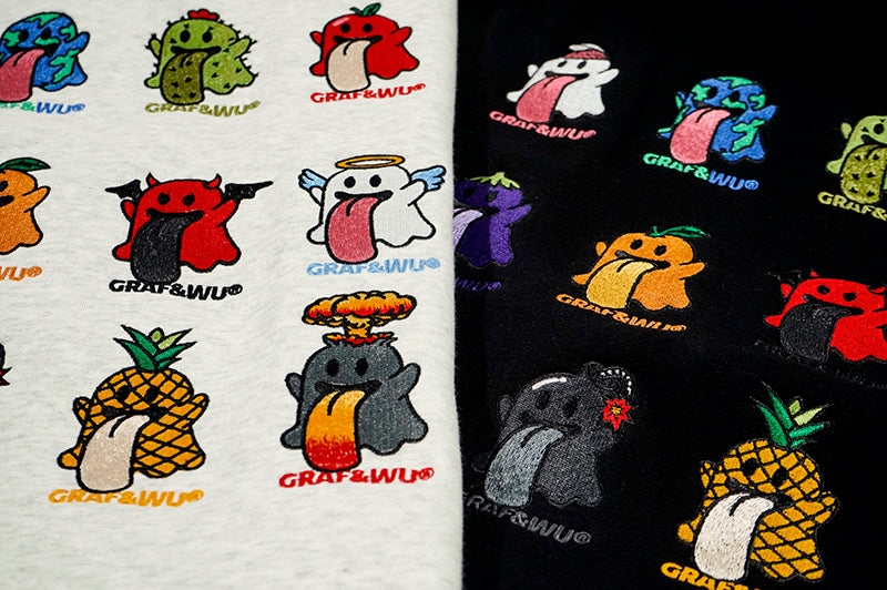 GRAF&WU BooGhost Original Loose-Fit Fleece Hoodie