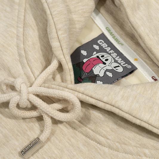 GRAF&WU Original 12 Cute Vegetable Ghost Embroidered Hoodies